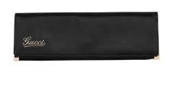 Vintage Clutch, Satin, Black, 1364, DB, 3*